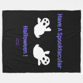 Spooktaculaire spoken Grote rugzak Fleece Deken (Voorkant (Horizontaal))