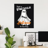 Spooktaculaire spookachtige begroeting poster (Thuiskantoor)