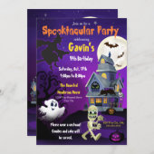 Spooktaculaire uitnodiging (Voorkant / Achterkant)