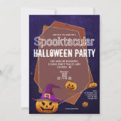 Spooktaculaire uitnodiging van de Costume Party (Voorkant)