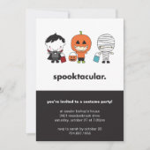 Spooktaculaire uitnodiging van de Costume Party (Voorkant)