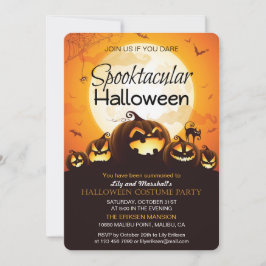 Spooktaculaire uitnodiging van Halloween Costume P