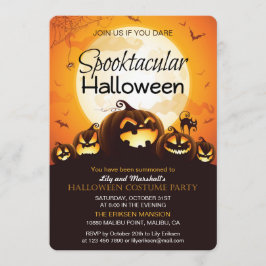 Spooktaculaire uitnodiging van Halloween Costume P