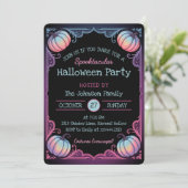 Spooktaculaire uitnodiging van Halloween Party (Staand voorkant)