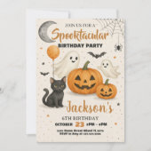 Spooktaculaire uitnodiging voor Birthday (Voorkant)