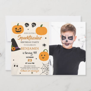Spooktaculaire uitnodiging voor Birthday