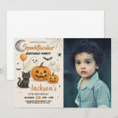 Spooktaculaire uitnodiging voor Birthday (Voorkant / Achterkant)