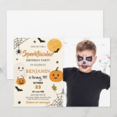 Spooktaculaire uitnodiging voor Birthday (Voorkant / Achterkant)