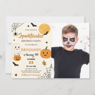 Spooktaculaire uitnodiging voor Birthday