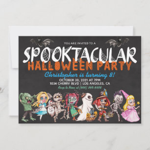 Spooktaculaire uitnodiging voor Birthday