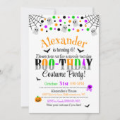 Spooktaculaire uitnodiging voor Birthday (Voorkant)