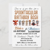 Spooktaculaire uitnodiging voor Birthday (Voorkant)