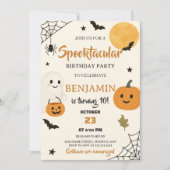 Spooktaculaire uitnodiging voor Birthday (Voorkant)
