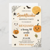 Spooktaculaire uitnodiging voor Birthday (Voorkant / Achterkant)
