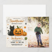 Spooktaculaire uitnodiging voor Birthday (Voorkant / Achterkant)