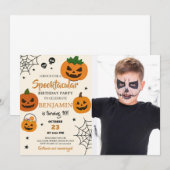 Spooktaculaire uitnodiging voor Birthday (Voorkant / Achterkant)