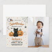 Spooktaculaire uitnodiging voor Birthday (Voorkant / Achterkant)