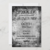 Spooktaculaire uitvindingen van Halloween Party Kaart (Voorkant)