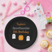 Spooktaculaire verjaardag papieren bordje (Feest)