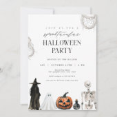 Spooktacular Adult Halloween Party Invitation Kaart (Voorkant)