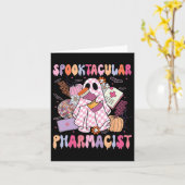 Spooktacular Apotheker Apotheek Week Spookachtige  Kaart (Gele Bloem)