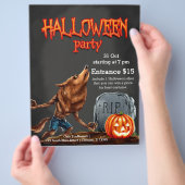 Spooktacular avond flyer (Hand)