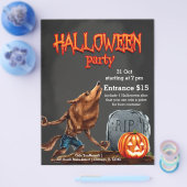 Spooktacular avond flyer (Enkel)
