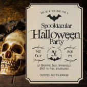 spooktacular Batty Volwassen Halloween Party Kaart