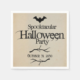 spooktacular Batty Volwassen Halloween Party Servet