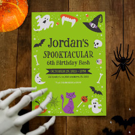  Spooktacular Birthday Bash Kaart