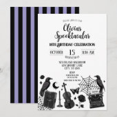 Spooktacular Birthday Party Invitation Kaart (Voorkant / Achterkant)