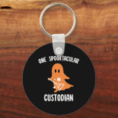 Spooktacular Conciërge School Janitor Conciërge Ha Sleutelhanger (Voorkant)