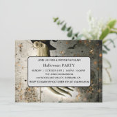 Spooktacular Dark Haunted House Halloween Party  I Kaart (Staand voorkant)