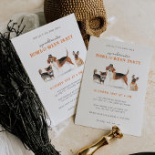 Spooktacular Dog Halloween Party Uitnodiging