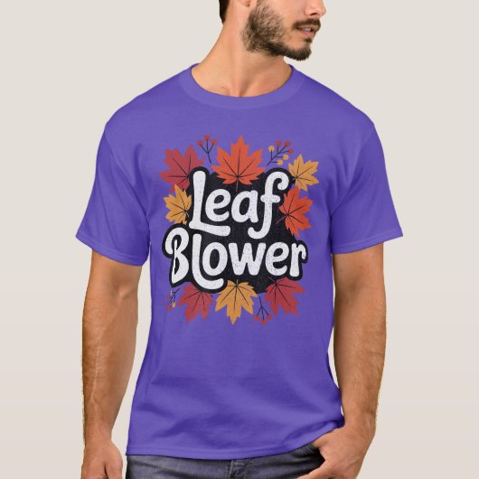 Spooktacular Fall Leaf Blower Sucking Leaf Blowers T-shirt (Voorkant)