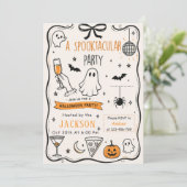 Spooktacular Feest Halloween Kaart (Staand voorkant)