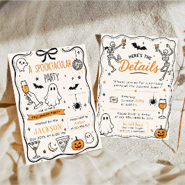 Spooktacular Feest Halloween Kaart