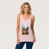 Spooktacular Fun Halloween Night Tee Tanktop (Volledige Voorkant)