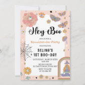 Spooktacular Ghost Halloween Meisje Verjaardag Kaart (Voorkant)