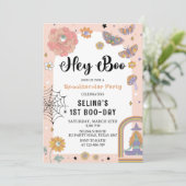 Spooktacular Ghost Halloween Meisje Verjaardag Kaart (Staand voorkant)