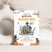 Spooktacular Ghost Halloween Party Kaart