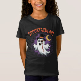 Spooktacular Ghost Kinder Halloween T-Shirt