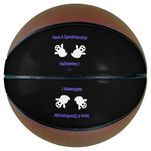 Spooktacular Ghosts Basketbal (Voorkant)