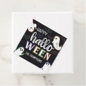 Spooktacular Ghosts & Bats Happy Halloween Bedankjes Labels (In situ)