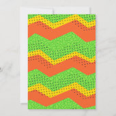 Spooktacular Ghosts Green Birthday Invitation Kaart (Achterkant)