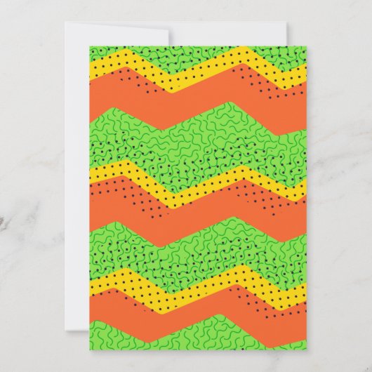 Spooktacular Ghosts Green Birthday Invitation Kaart (Achterkant)