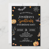 Spooktacular Halloween 10e Verjaardag, Kind Verjaa Kaart (Voorkant)