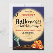 Spooktacular Halloween 5e verjaardagsfeest Kaart (Voorkant)