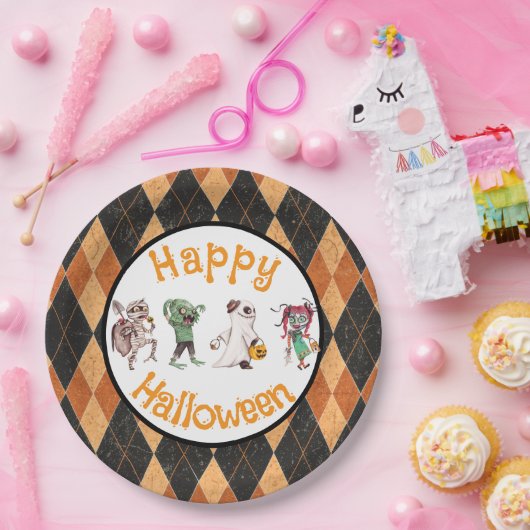 Spooktacular Halloween Bash Papieren Bordje (Feest)