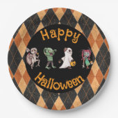 Spooktacular Halloween Bash Papieren Bordje (Voorkant)